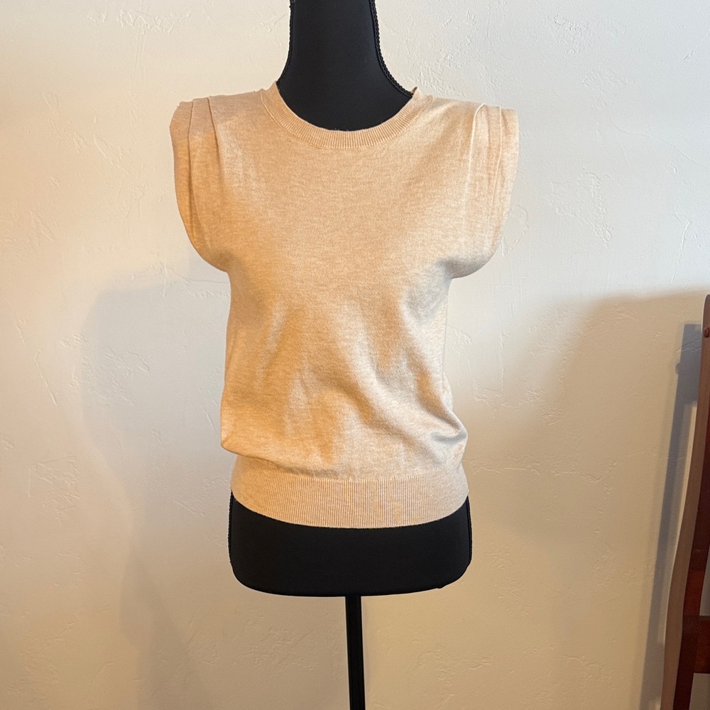 Evereve Cream Tank Top